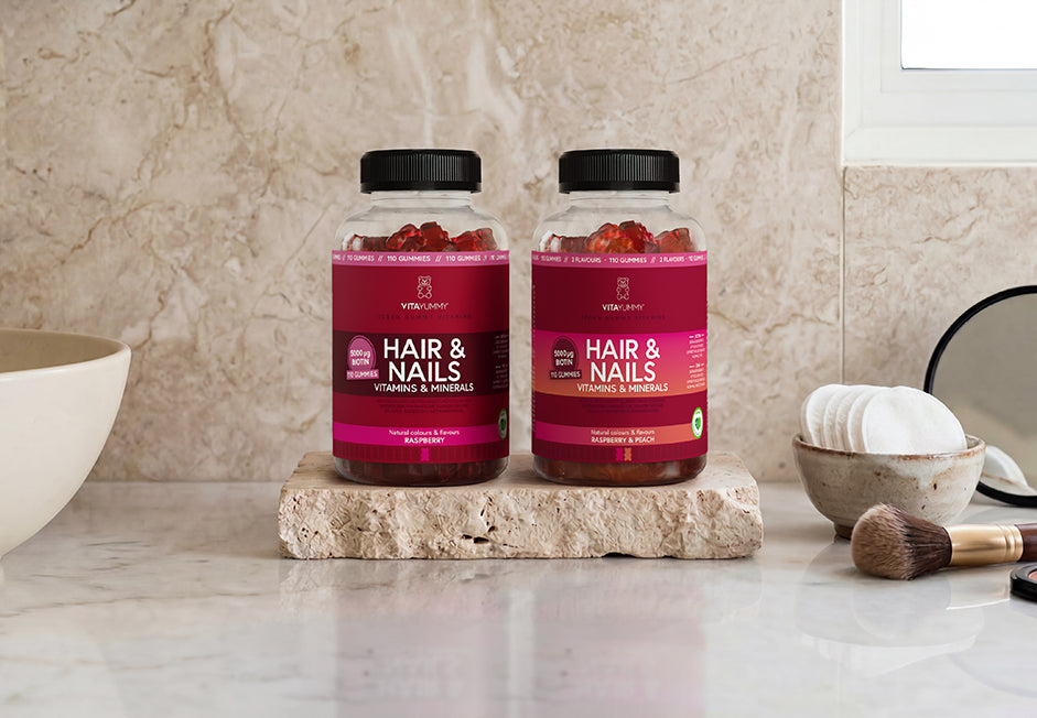 Hair & Nails Rhubarb og Tan & Glow